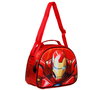 Karactermania Sac portatif repas 3D Iron Man Marvel - 20,5x26x10cm avec fermeture éclair, design en relief et bretelle réglable 120cm