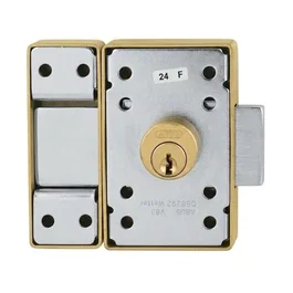 Abus Verrou de porte V83 CC 45 Double cylindre Bronze Coffre acier