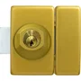 Abus Verrou de porte V83 CC 45 Double cylindre Bronze Coffre acier