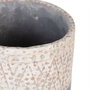 BigBuy Garden Cache-pot Gris Ciment 18 x 18 x 18,5 cm