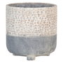 BigBuy Garden Cache-pot Gris Ciment 18 x 18 x 18,5 cm