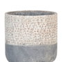 BigBuy Garden Cache-pot Gris Ciment 18 x 18 x 18,5 cm