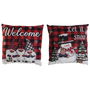 Coussin DKD Home Decor Noël Multicouleur Polyester 40 x 10 x 40 cm (2 Unités)