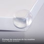 Hantums Set de 4 protège-coins en silicone transparent