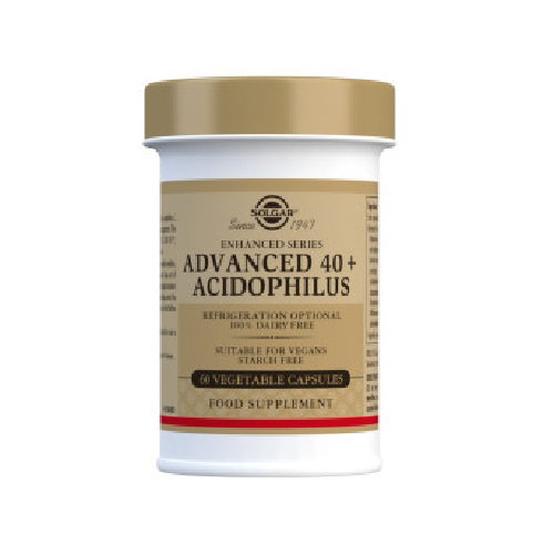 SOLGAR 40 PLUS ACIDOPHILUS AVANZADO 120 capsules végétales SOLGAR 40 PLUS ACIDOPHILUS AVANZADO 120 capsules végétales