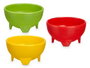 KINVARA Set de 3 bols à sauces Jaune, rouge et vert