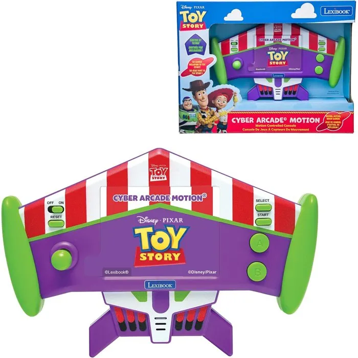 Lexibook Toy Story Cyber Arcade Motion - Console portable avec contrôle gestuel et 50 jeux