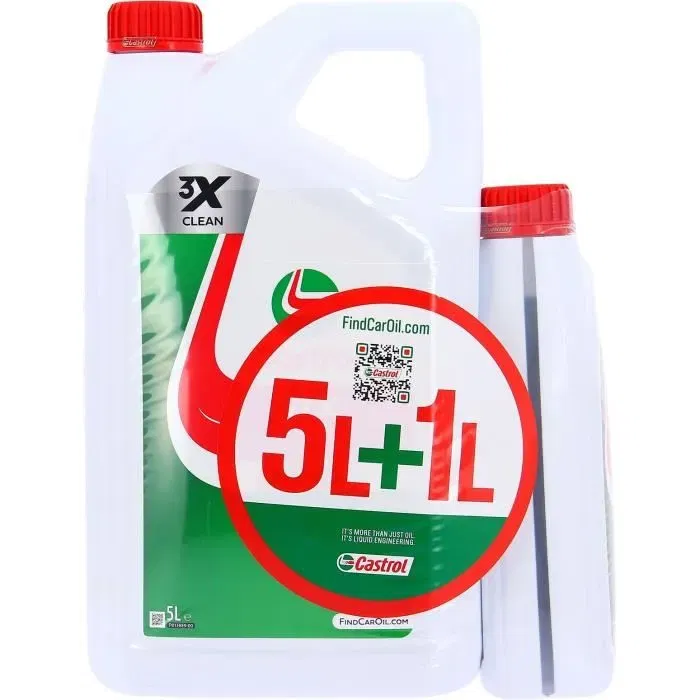 Castrol - Huile Moteur CASTROL GTX 5W-30 C4 5 Litres + 1 Litre Offre Spéciale - 057036 Castrol - Huile Moteur CASTROL GTX 5W-30 C4 5 Litres + 1 Litre Offre Spéciale - 057036