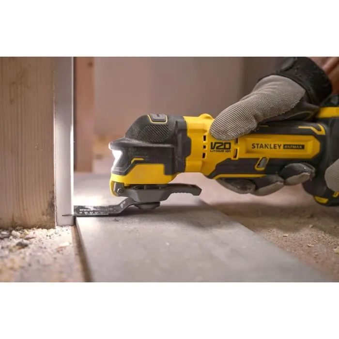 Stanley Fatmax Outil oscillatoire multifonction sans fil SFMCE510B-XJ 18V Brushless - Découpe et ponçage sans batterie