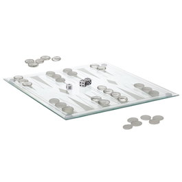 Mister Gadget Jeu de Backgammon en Verre
