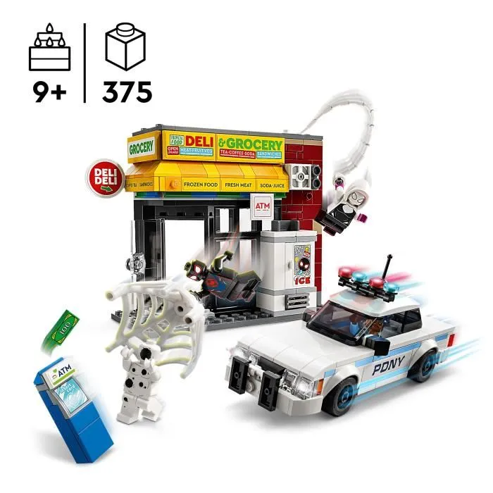 Lego Marvel 76311 Spider-Verse : Miles Morales contre La Tache - Jeu de construction 375 pièces avec minifigurines Lego Marvel 76311 Spider-Verse : Miles Morales contre La Tache - Jeu de construction 375 pièces avec minifigurines