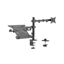 GEMBIRD Support de table d'écran Noir