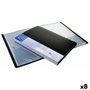Classeur Exacompta Noir A4 24 x 32 cm (8 Unités)