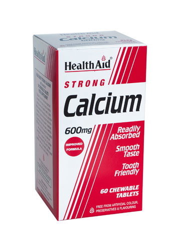 HEALTH AID Calcio 600 mg 60 comprimés masticables HEALTH AID Calcio 600 mg 60 comprimés masticables