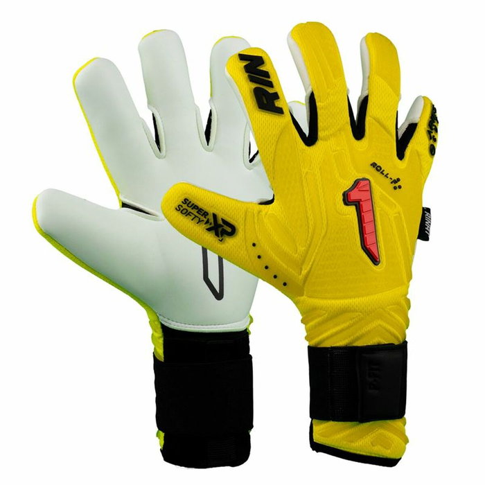 Gants de Gardien de But Rinat Aries Nemesis Prime Jaune 20 Gants de Gardien de But Rinat Aries Nemesis Prime Jaune 20