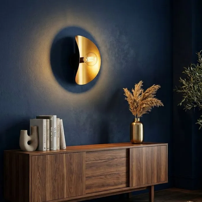 Applique murale Black Gold - Noir et or