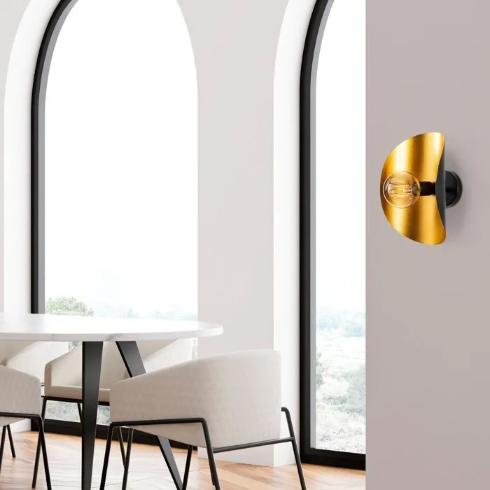 Applique murale Black Gold - Noir et or