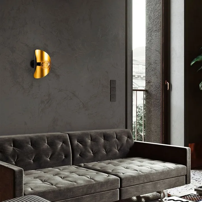 Applique murale Black Gold - Noir et or