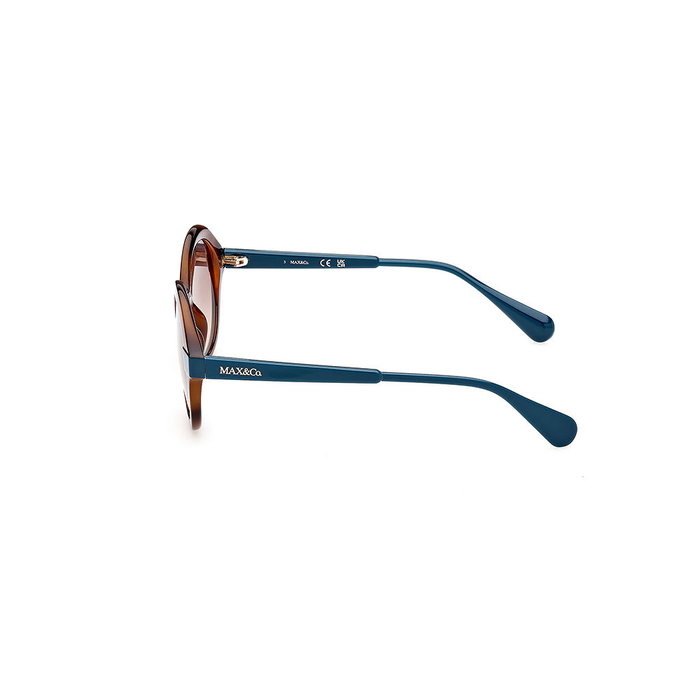 Max & Co Lunettes de soleil MO0052 52F 50 mm Rondes Femme Monture Havana Verres Marron Dégradé Max & Co Lunettes de soleil MO0052 52F 50 mm Rondes Femme Monture Havana Verres Marron Dégradé
