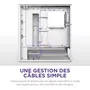 NZXT H5 Flow RGB Boîtier PC Moyen-Tour ATX Blanc avec Ventilateurs RGB, Mesh et Optimisation du Refroidissement (CC-H52FW-R1)