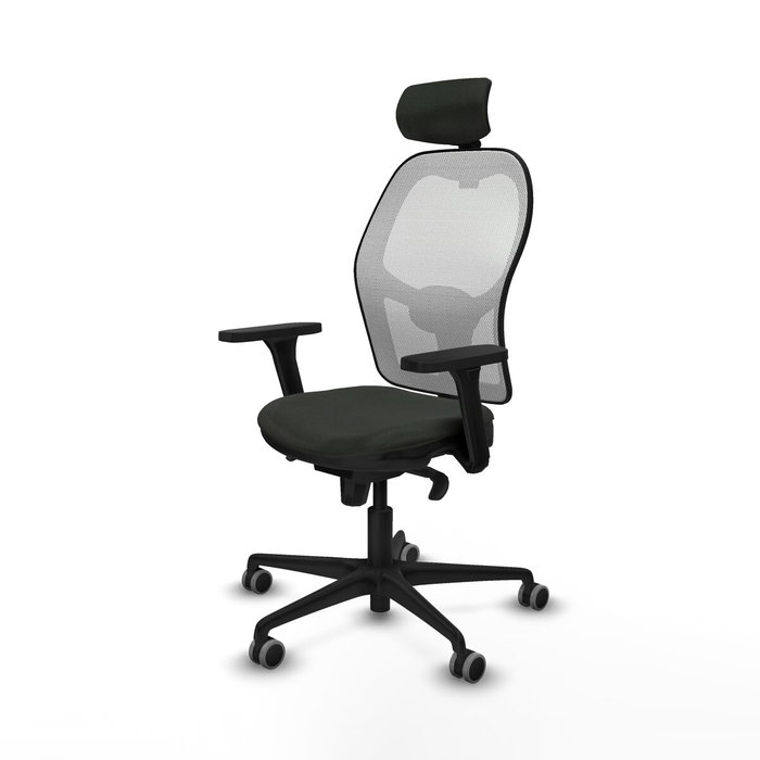 Piqueras y Crespo Chaise de Bureau avec Appui-tête Jorquera 3D036G2 Noir Piqueras y Crespo Chaise de Bureau avec Appui-tête Jorquera 3D036G2 Noir