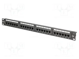 DIGITUS Panneau de brassage Cat 6 24 ports RJ45 19 pouces