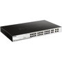 D-Link Switch Gestionable 28 Ports PoE+ 24 Fast Ethernet 4 Gigabit Combo Cuivre/Fibre DES-1210-28P