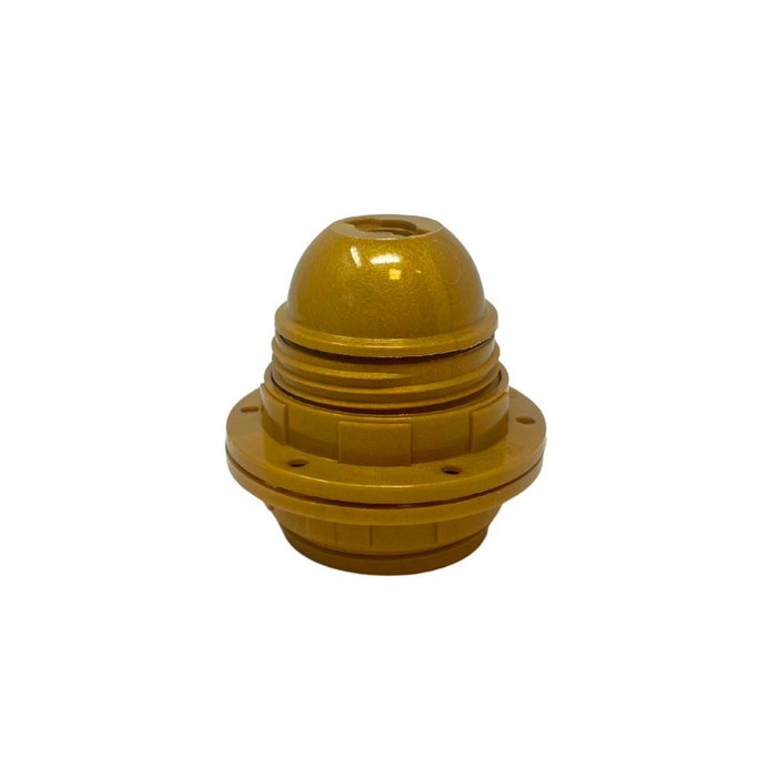 Arditi Porte-lampe E27 or brillant avec 2 rondelles Arditi Porte-lampe E27 or brillant avec 2 rondelles