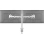 One For All Support moniteur Smart double bras blanc VESA 100