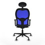 Piqueras y Crespo Chaise de Bureau Jorquera 1D036G1 Bleu clair