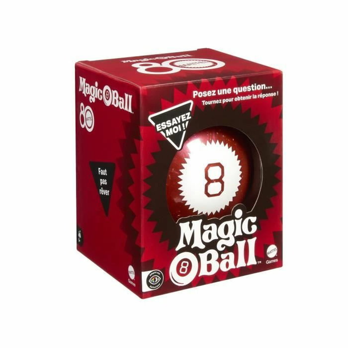 Mattel Magic 8 Ball - Édition 80ème anniversaire - Rouge rubis