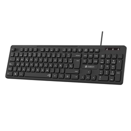 Subblim Clavier USB Filaire Silencieux Business Slim - QWERTY Espagnol - 104 Touches - 0Ssk50