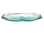 Giftdecor Centre de table en verre Mesina 44 cm Transparent Cristal recyclé (Set de 2)