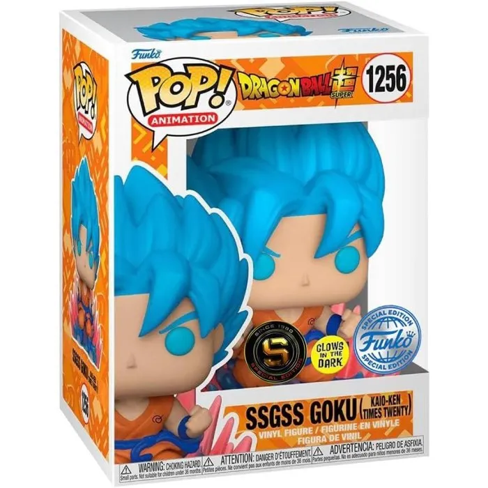 Funko Pop! Figurine Vinyle - Dragon Ball Super : Goku Super Saiyan God - Produit sous Licence Officielle