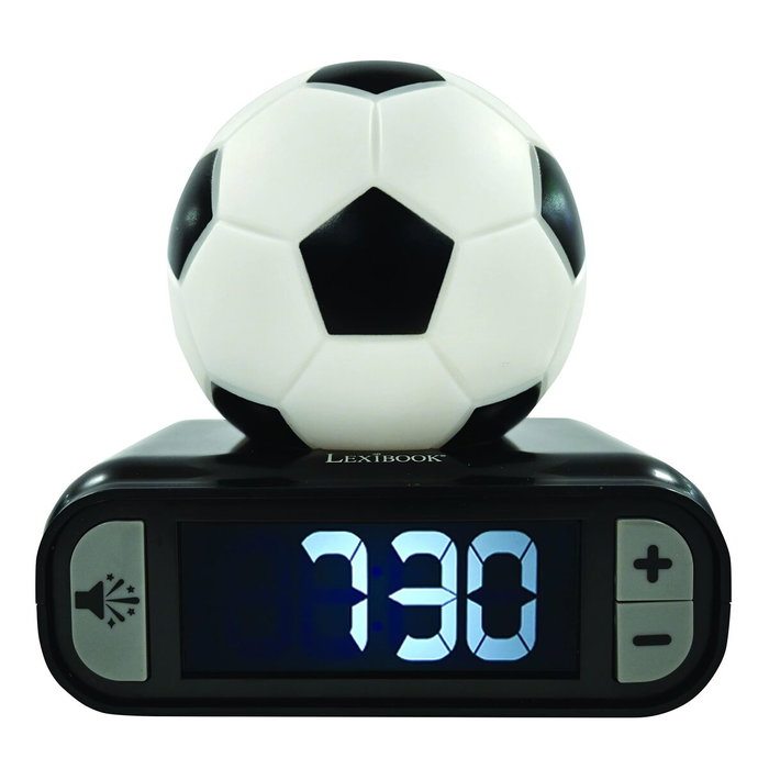 Lexibook Réveil veilleuse Football - Blanc, Noir Lexibook Réveil veilleuse Football - Blanc, Noir