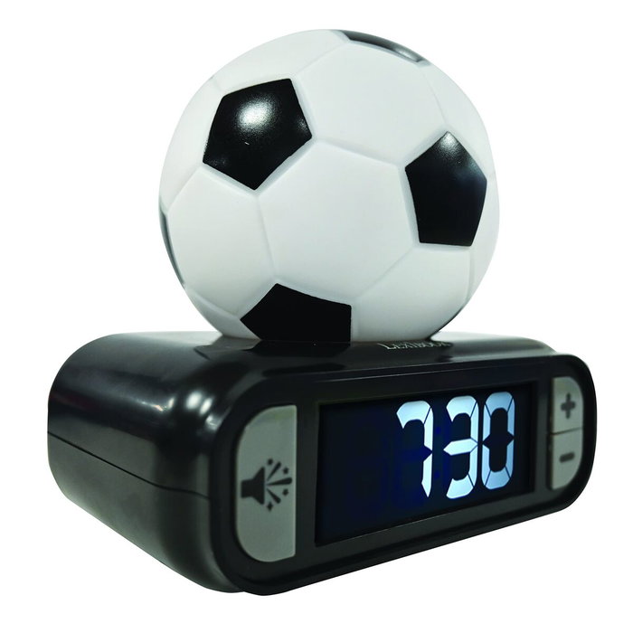 Lexibook Réveil veilleuse Football - Blanc, Noir Lexibook Réveil veilleuse Football - Blanc, Noir