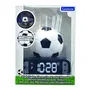 Lexibook Réveil Projection et Veilleuse 3D Ballon de Football, Écran LCD Rétroéclairé avec Sons et Lumières, Fonction Snooze