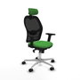 Piqueras y Crespo Chaise de Bureau avec Appui-tête Jorquera 2D086N2 Vert