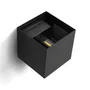Aplique LED Extérieur 2x5W 1000 Lm IP65 Noir 4000K Aluminium