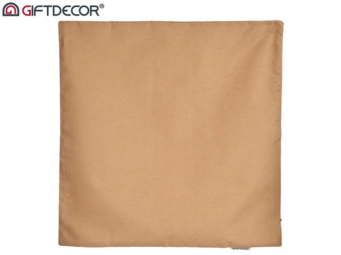 Giftdecor Housse de Coussin avec Fermeture Éclair 60x60 cm Beige – 65% Polyester 35% Coton (Set de 24) Giftdecor Housse de Coussin avec Fermeture Éclair 60x60 cm Beige – 65% Polyester 35% Coton (Set de 24)