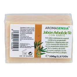 AROMASENSIA 100gr Savon à l'Huile d'Arbre à Thé Antibactérien Peau Grasse