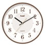 SAMI Horloge Murale HQ Taiwan Red 30cm en Bois de Noyer