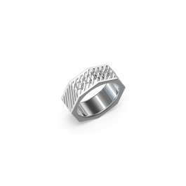 Guess JUMR03030JWST66 Bague Bond Street Dorée