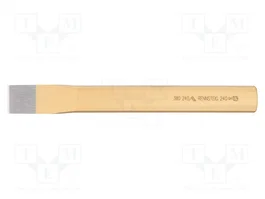 RENNSTEIG Burin plat de 240 mm, pointe de 28 mm, vernis
