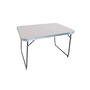 Marbueno Table Pliable Aluminium 80x60x50 cm - Camping et Plage - Couleurs Assorties Blanc Gris Bois
