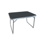 Marbueno Table Pliable Aluminium 80x60x50 cm - Camping et Plage - Couleurs Assorties Blanc Gris Bois