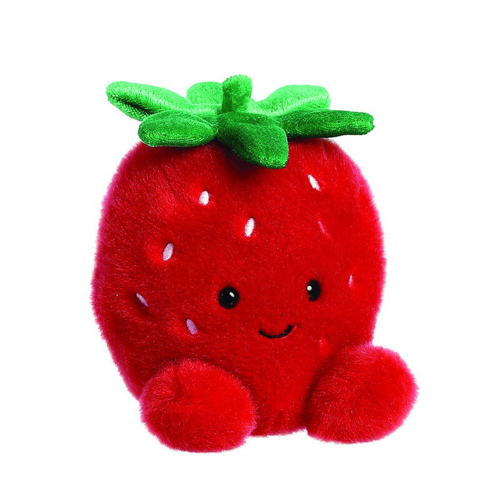 AURORA Peluche Palm Pals Fraise - Jouet en Peluche Douce 13 cm - Certifié CE