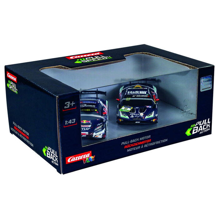 CARRERA - Blister avec 2 voitures miniatures Abt Sportsline à friction échelle 1:43 - Jouet pour enfant +3 ans