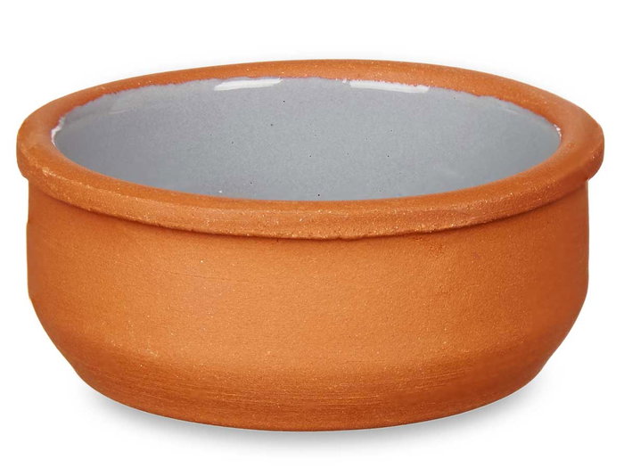 LA DEHESA Set de 10 caçaroles en terre cuite gris 8 cm