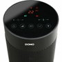 Domo Chauffage céramique effet feu de bois - 2000 W - Noir